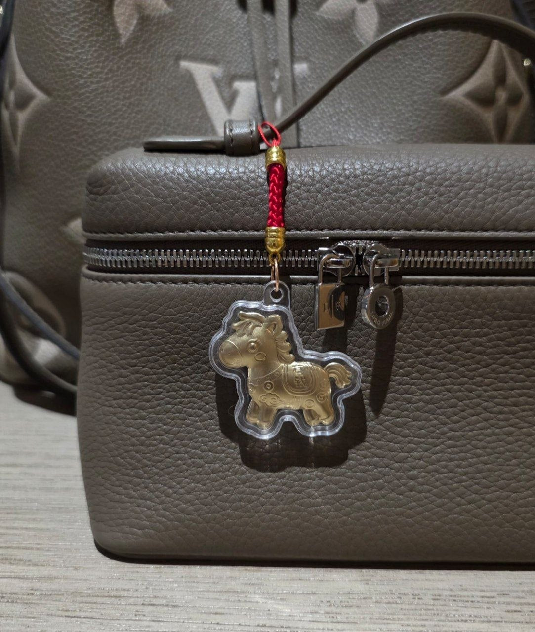 24K Gold Lucky Horse Charm