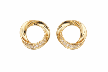 Round Earrings 12mm