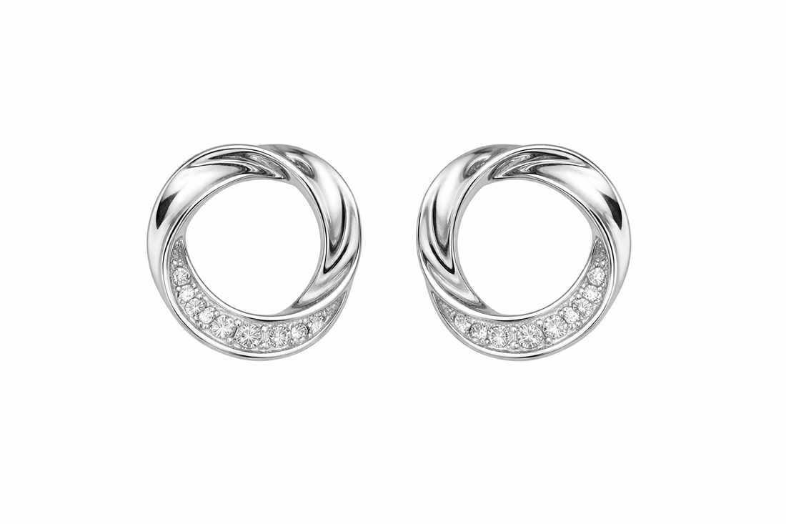 Round Earrings 12mm