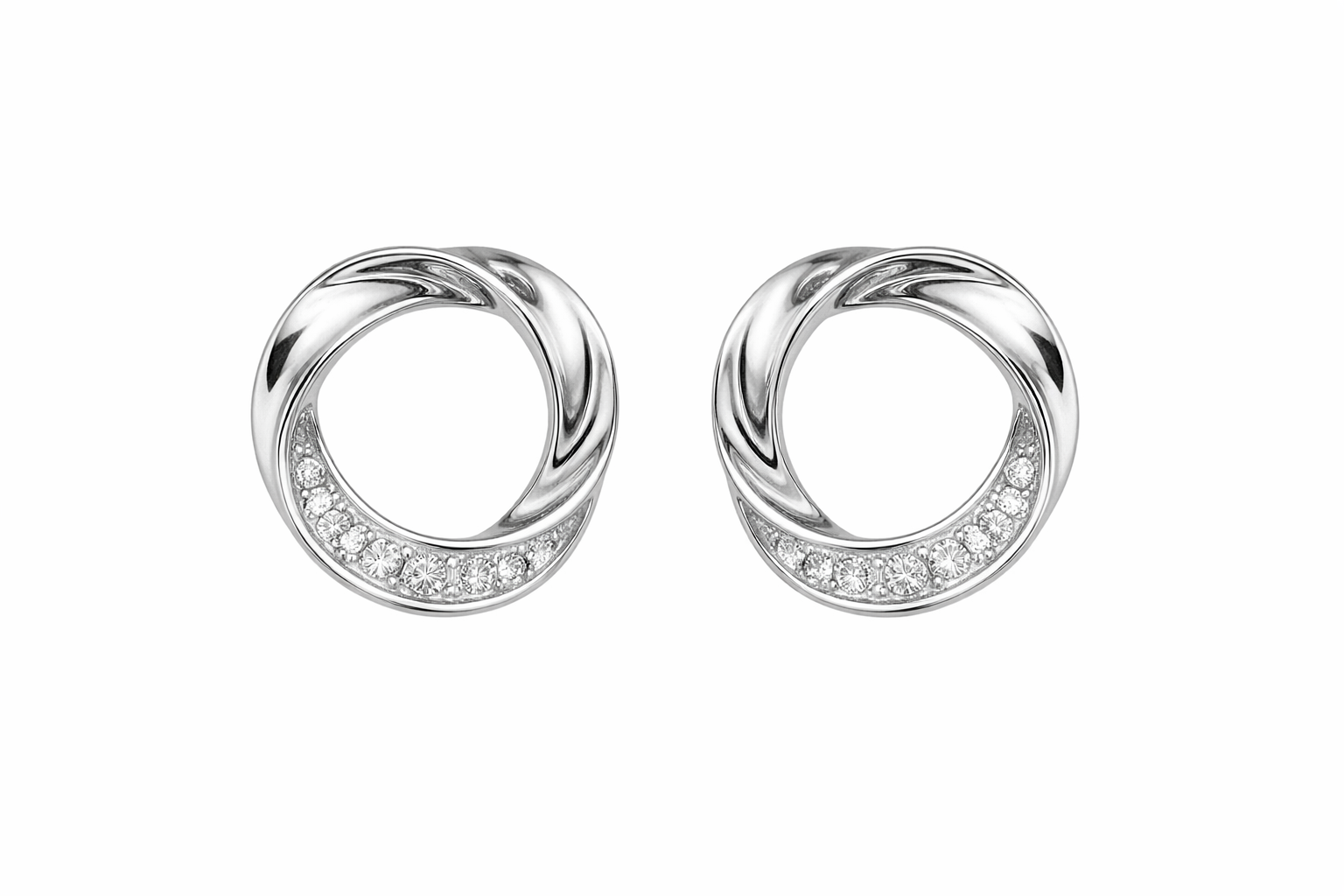 Round Earrings 12mm
