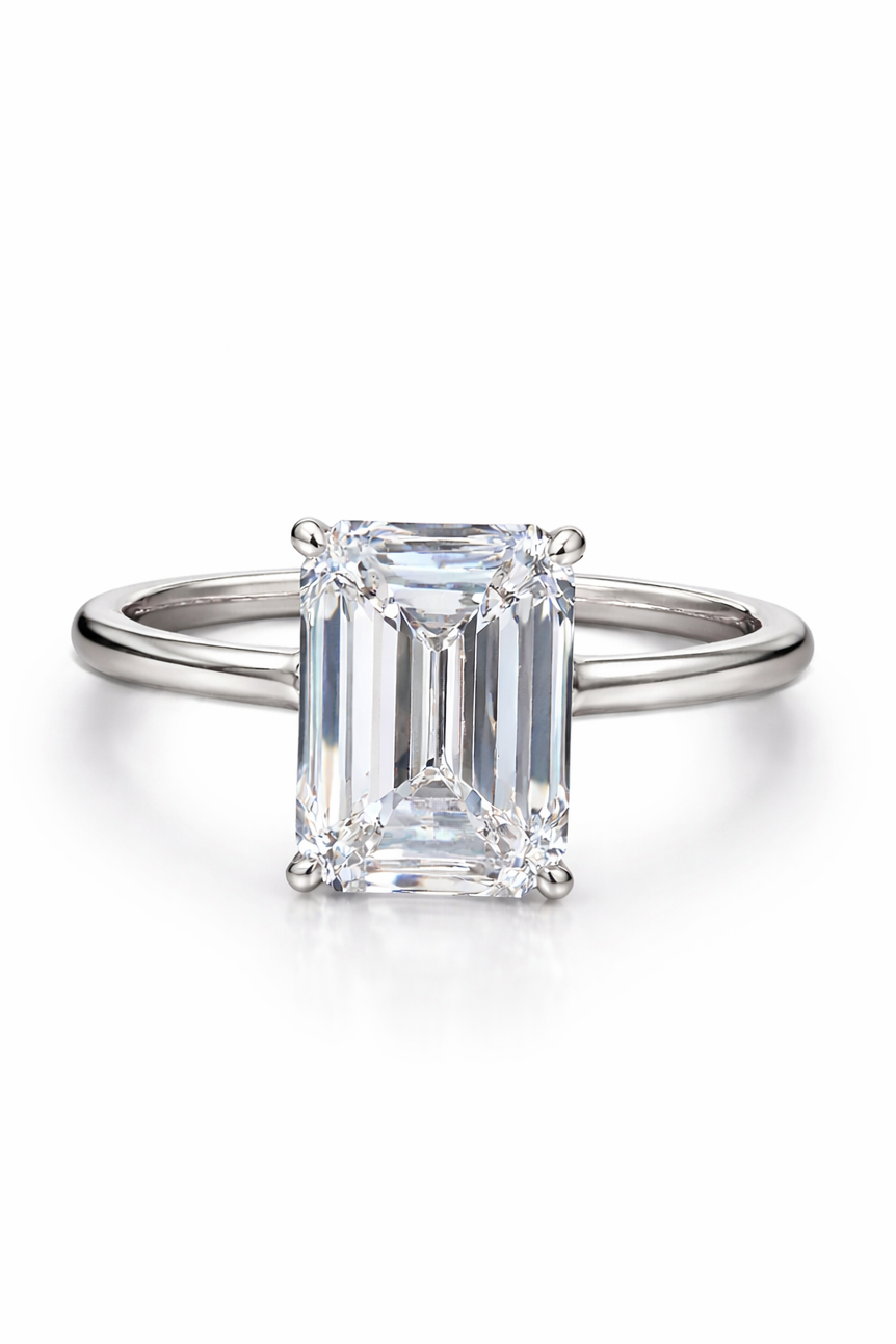 PRE-ORDER Emerald Cut Engagement Ring