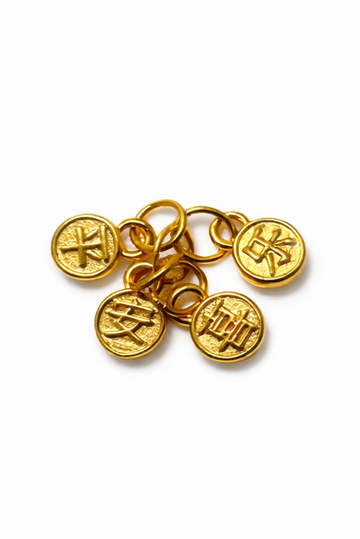 4-pc Lucky Coins Charm