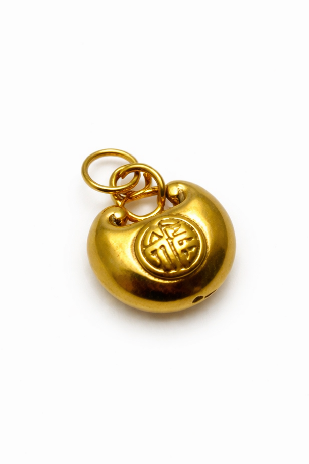 24K Gold Money Bag Charm