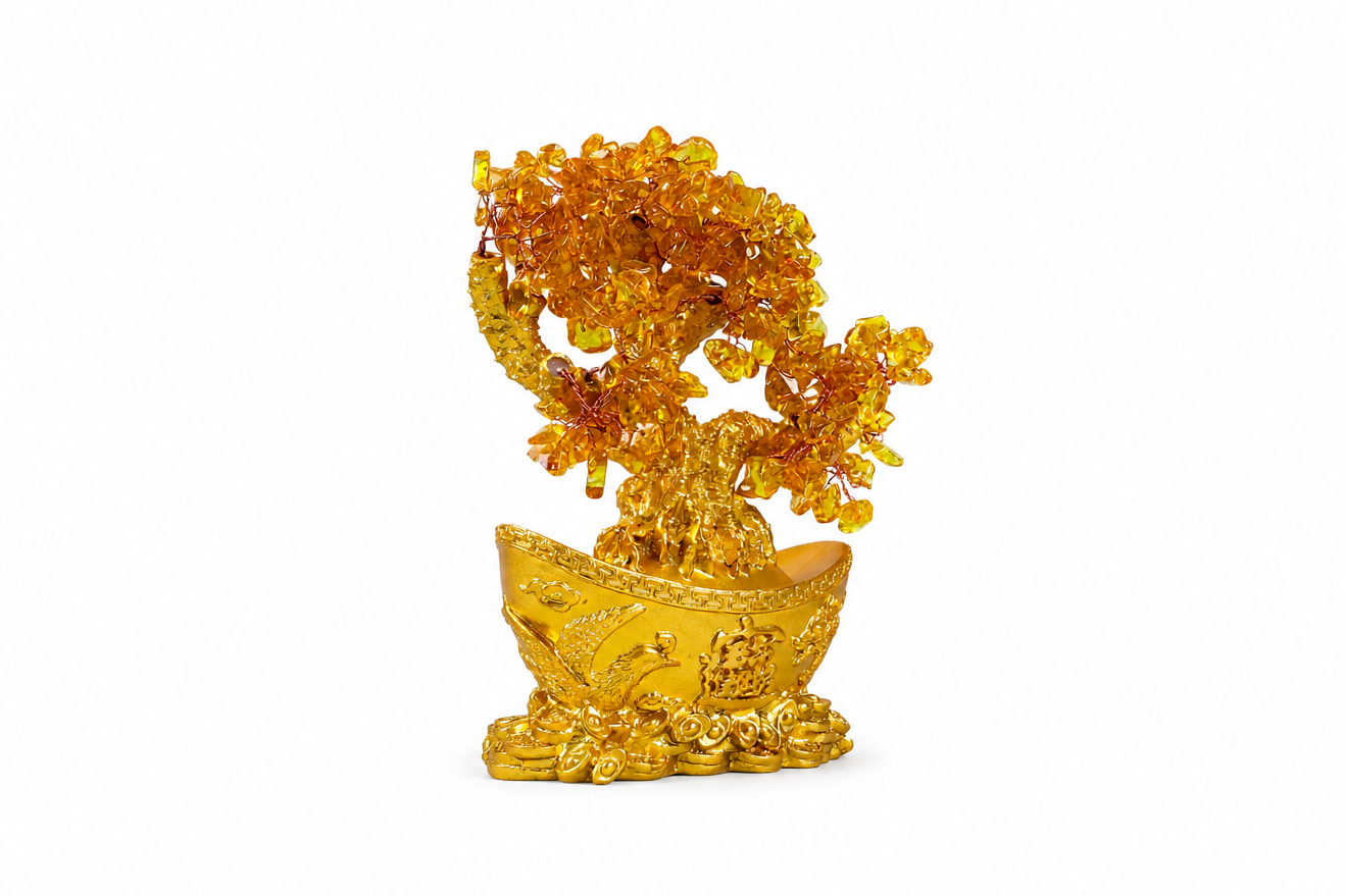 Wealth Tree in Prosperity Boat