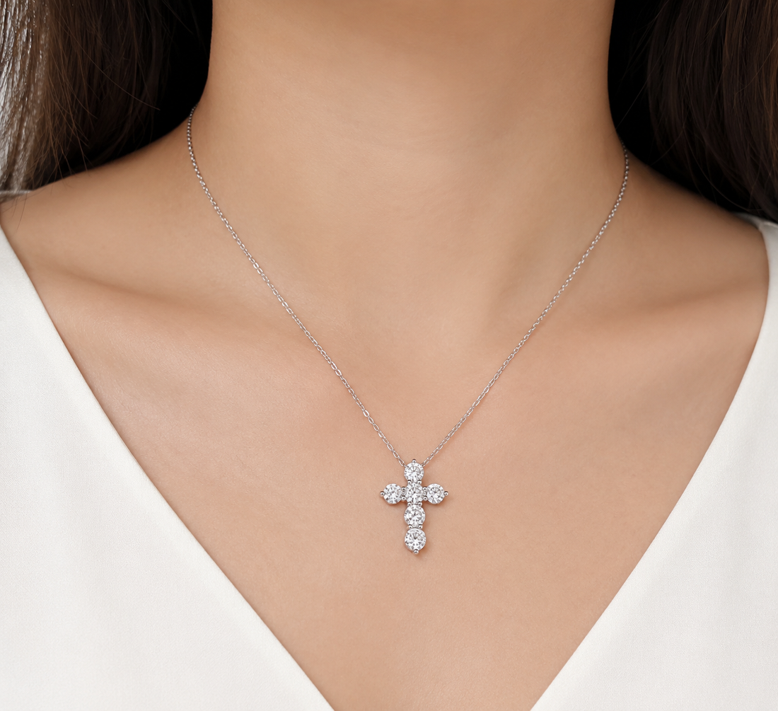 Cross Necklace with Chain