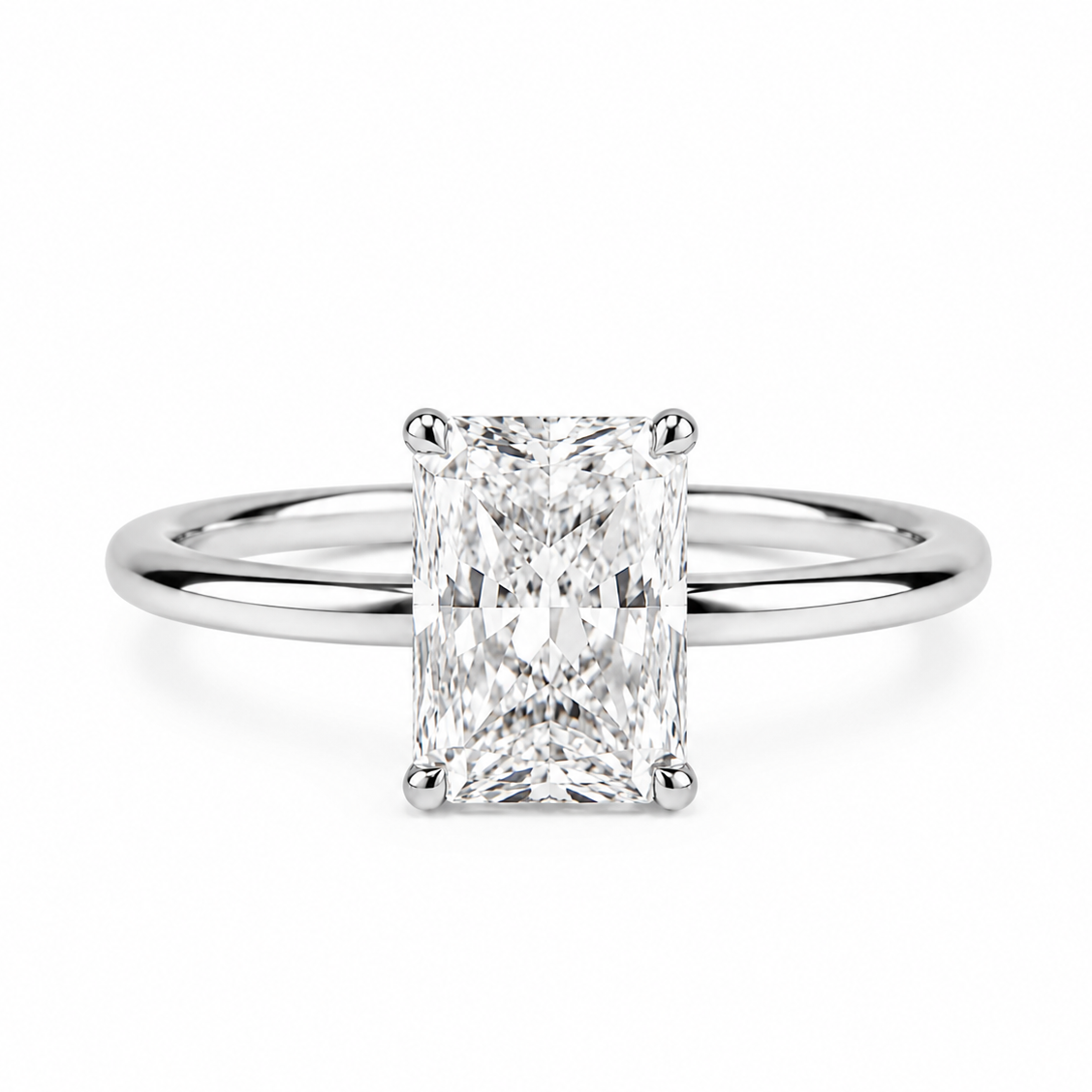 PRE-ORDER Radiant Cut Diamond Engagement Ring