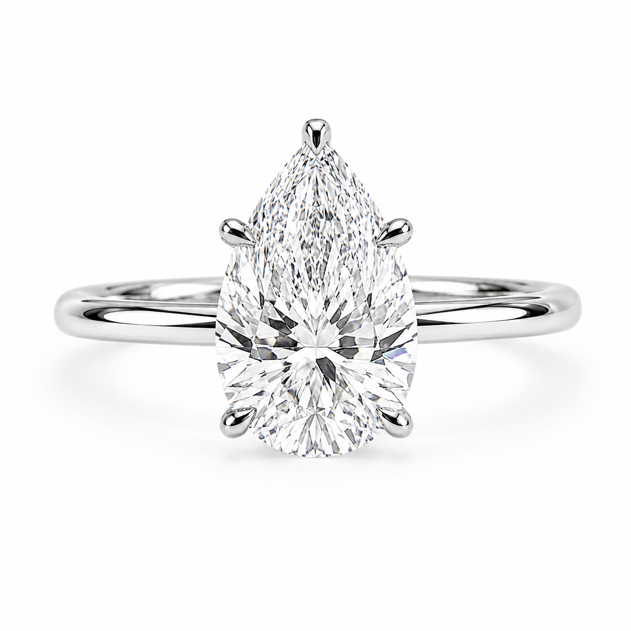 PRE-ORDER Pear Cut Diamond Engagement Ring