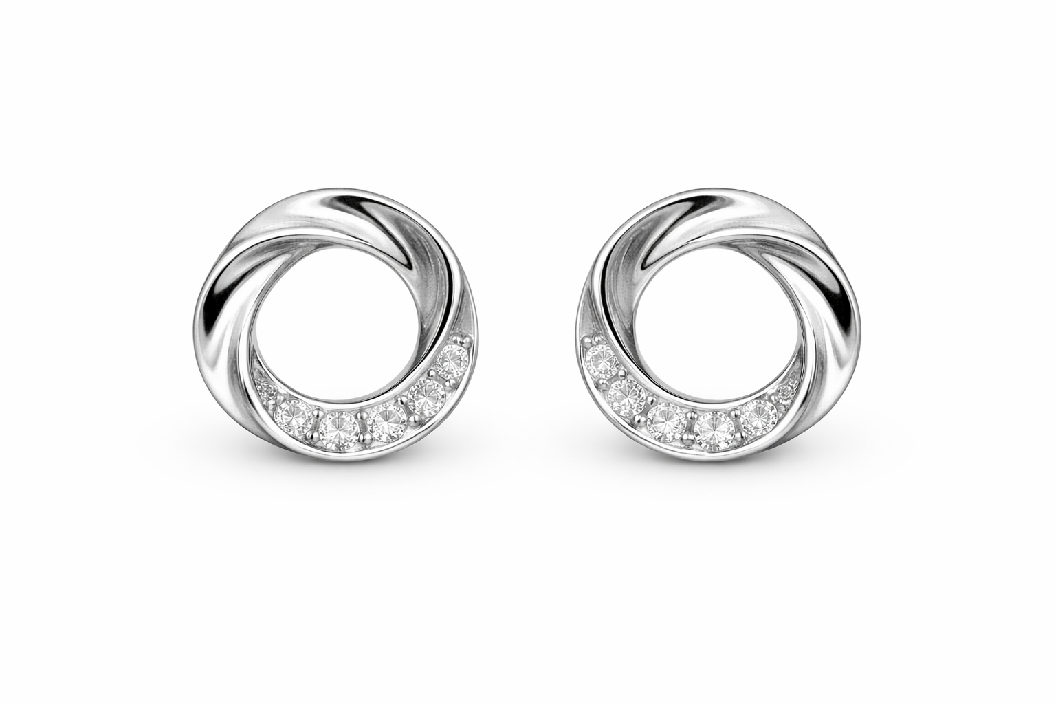 Round Earrings 8mm