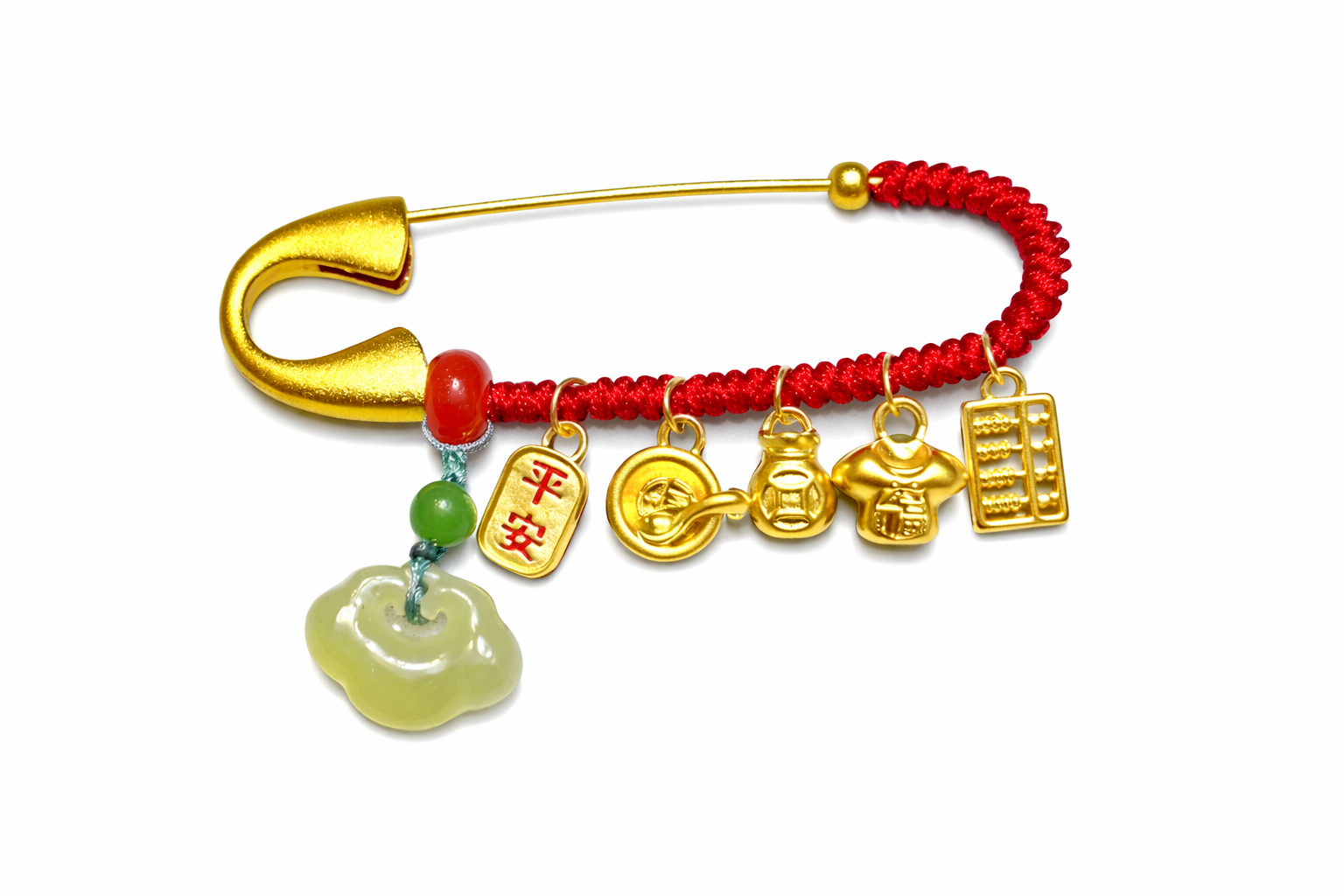 24K Gold Lucky Pin