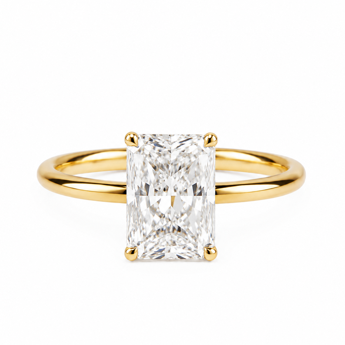 PRE-ORDER Radiant Cut Diamond Engagement Ring