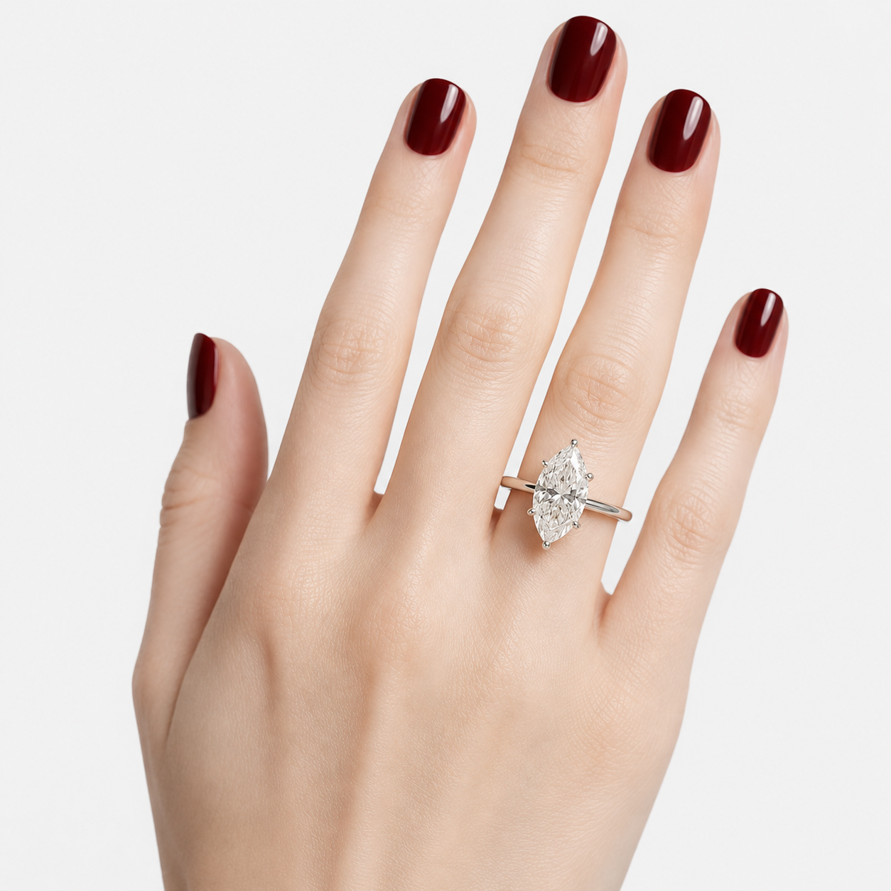 PRE-ORDER Marquise Cut Diamond Engagement Ring