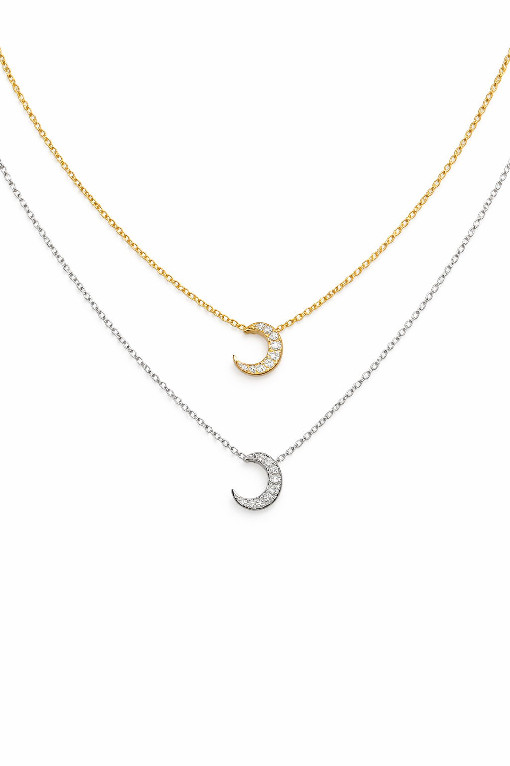 Moon Diamond Necklace