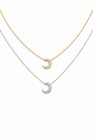 Moon Diamond Necklace