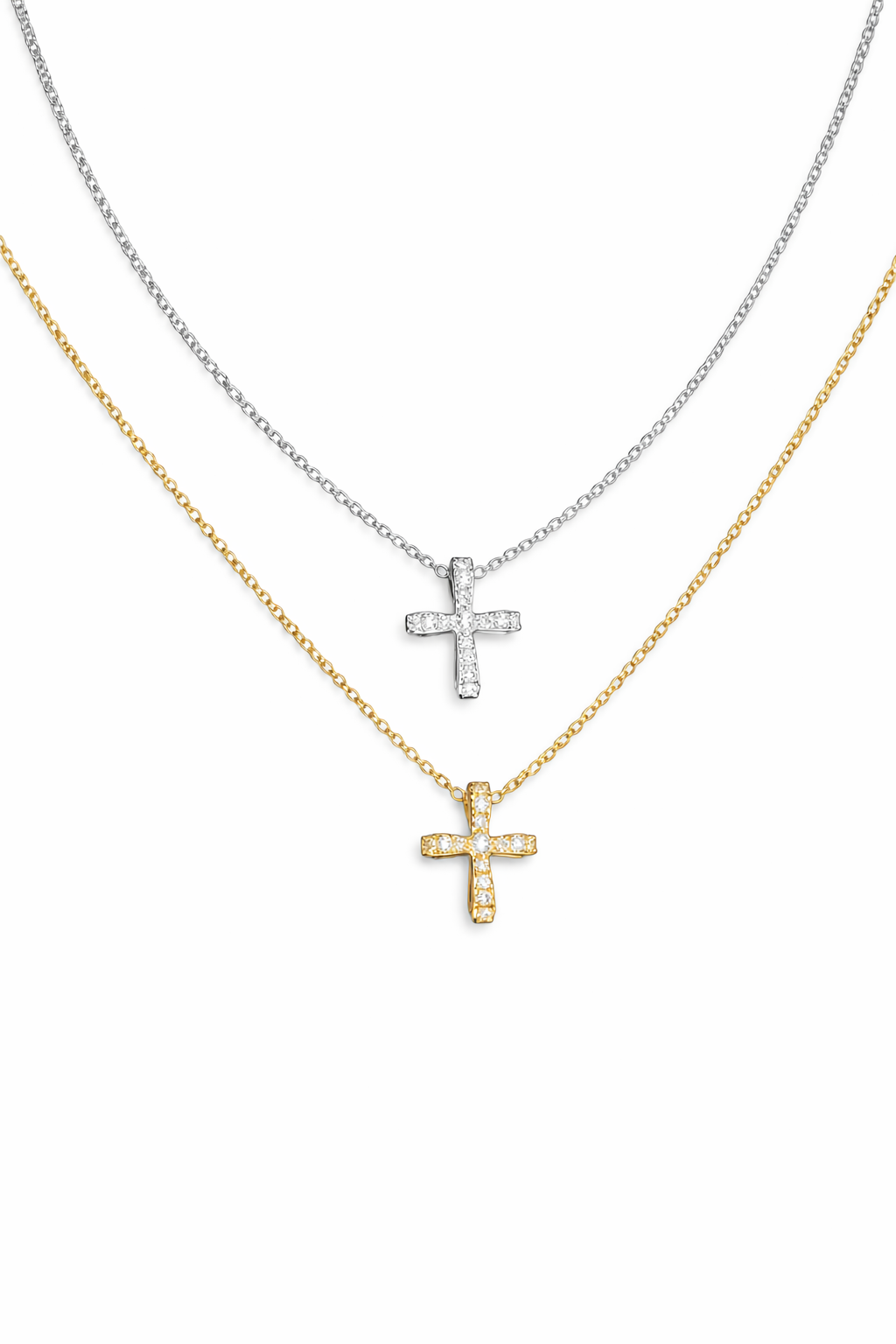 Cross Diamond Necklace
