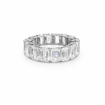 PRE ORDER Emerald Cut Diamonds Full Eternity Ring