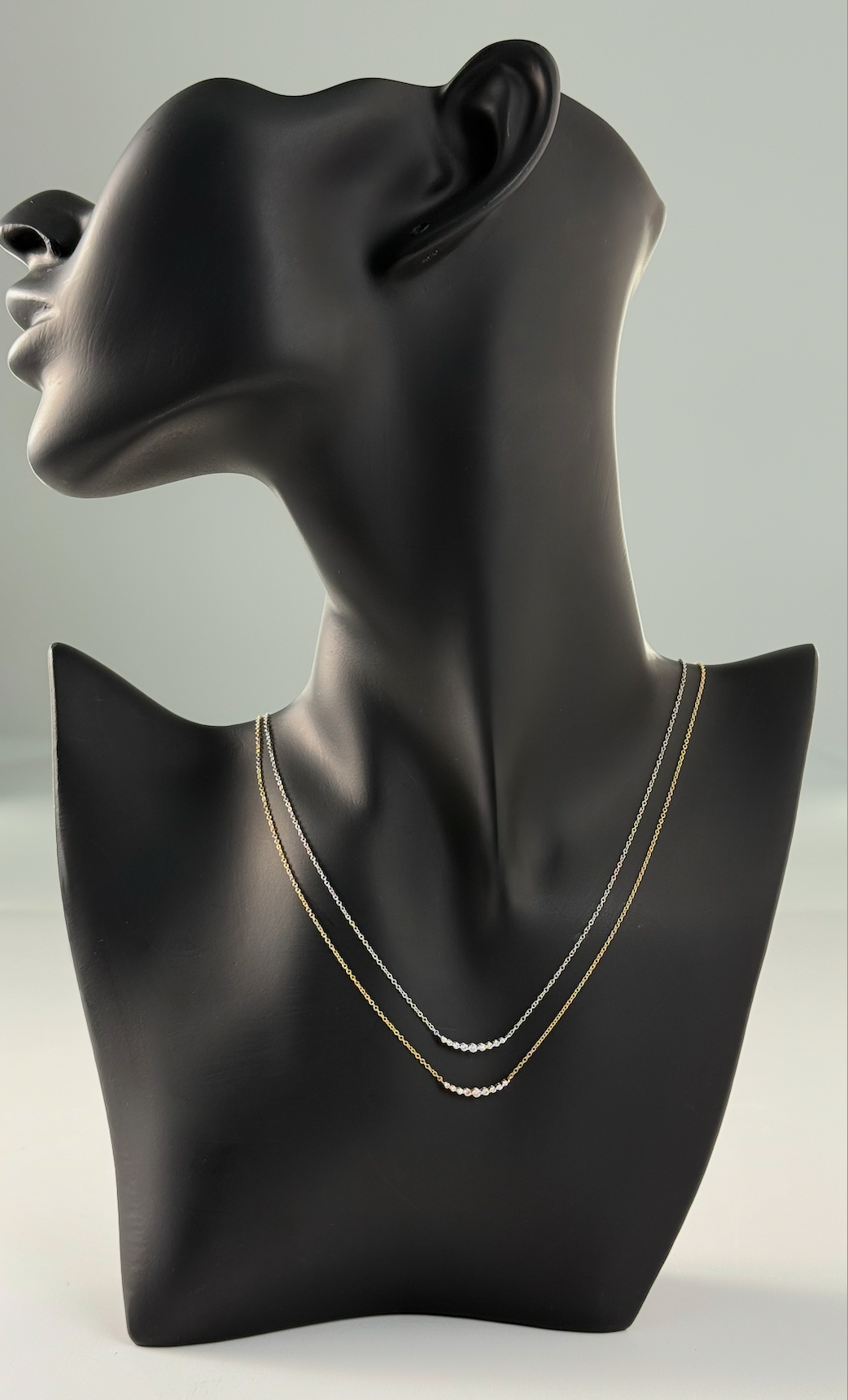 Curved Diamond Necklace