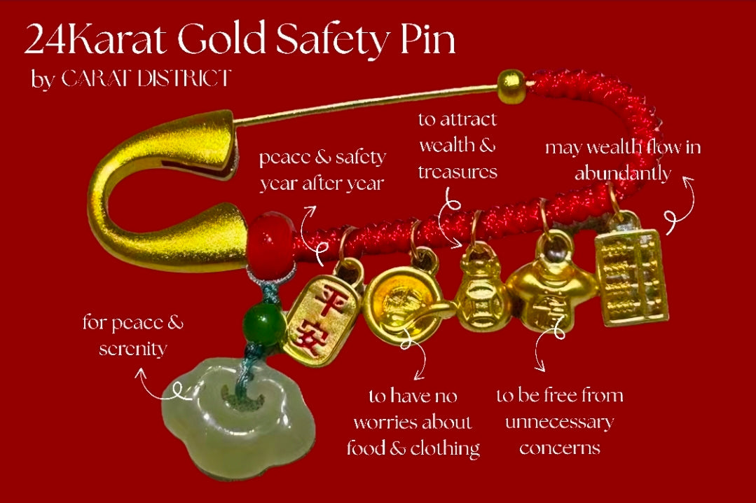 24K Gold Lucky Pin