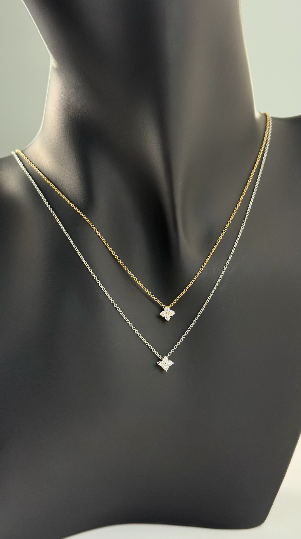 Flower Diamond Necklace
