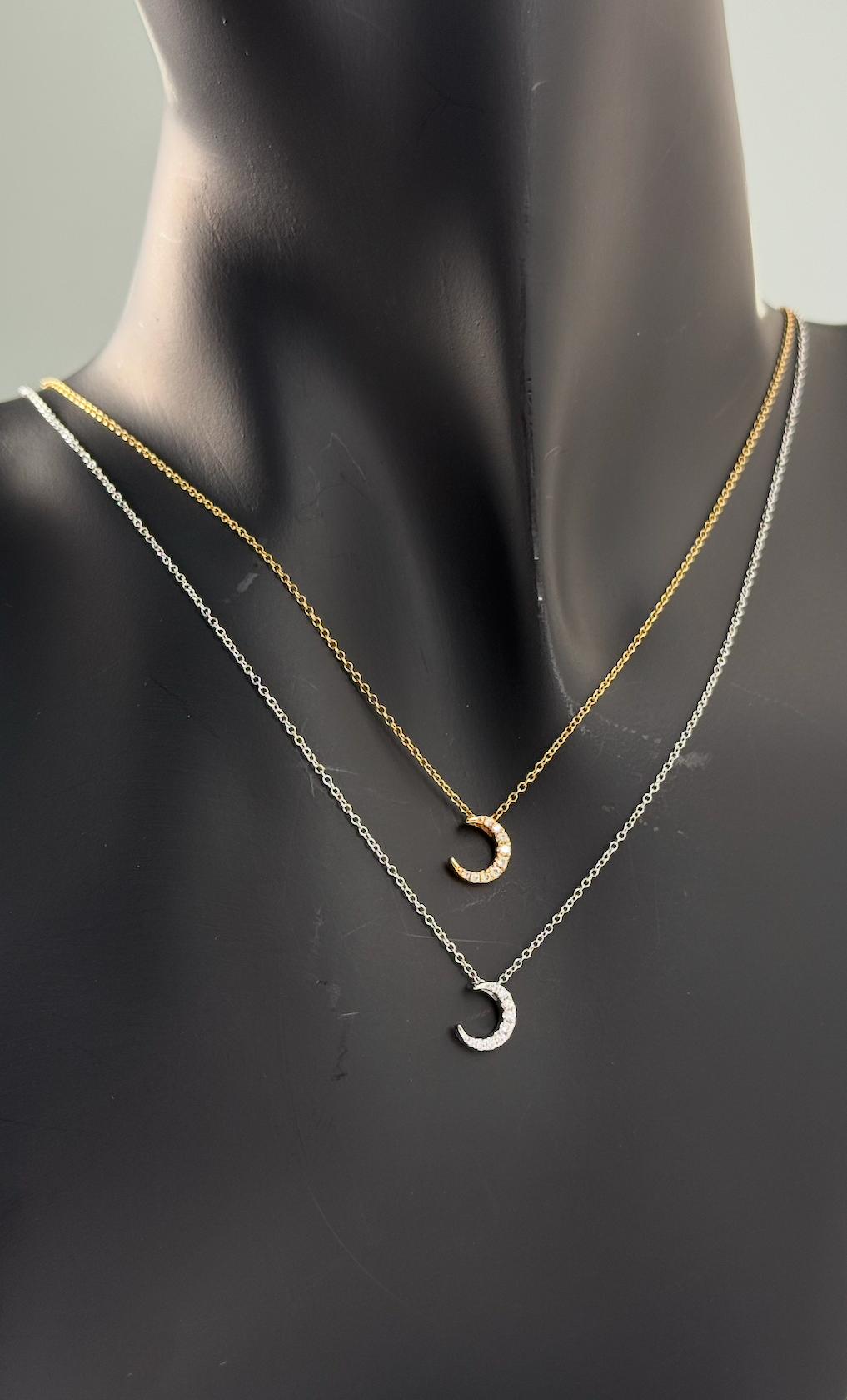 Moon Diamond Necklace
