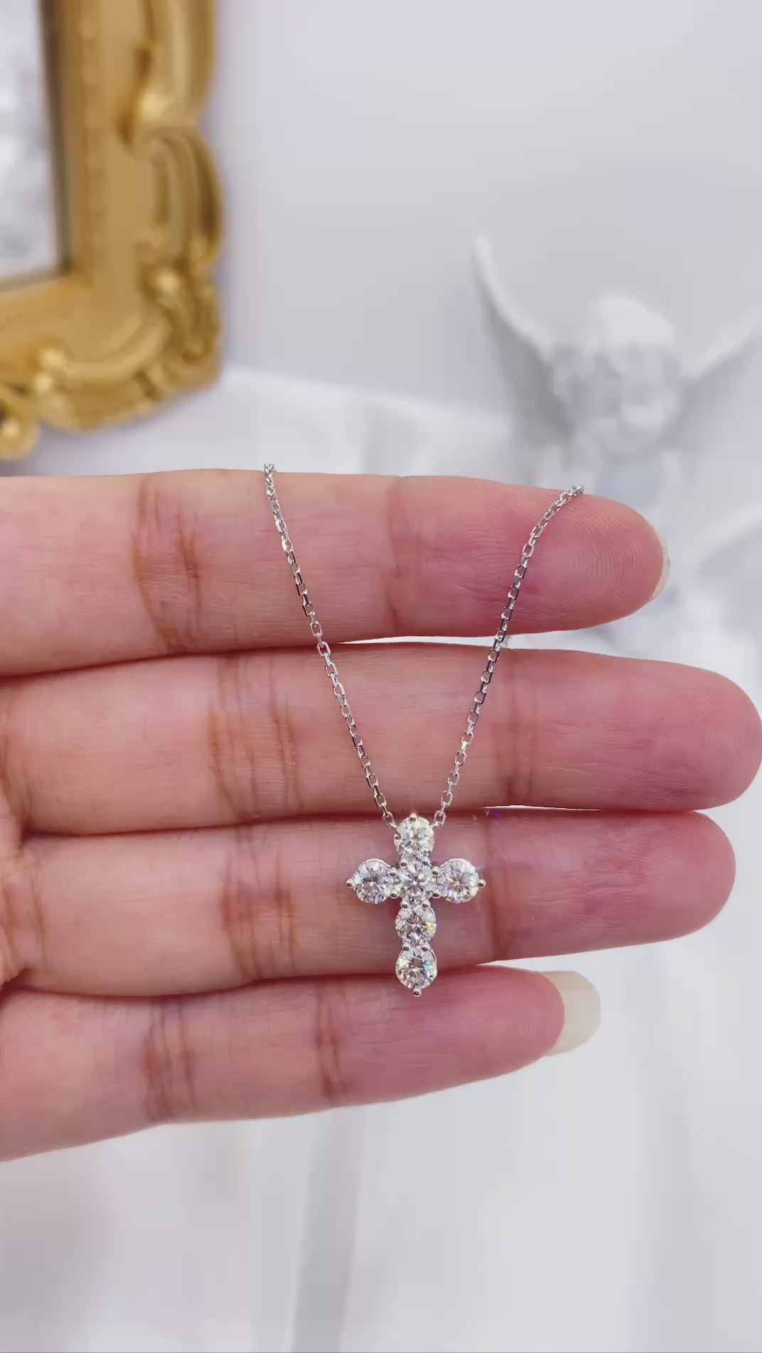 Cross Necklace with Chain