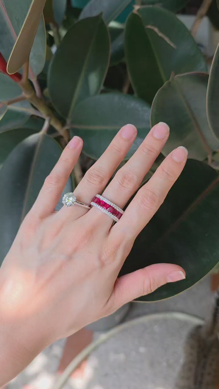 PRE ORDER Full Eternity Ring Diamonds and Gemstones